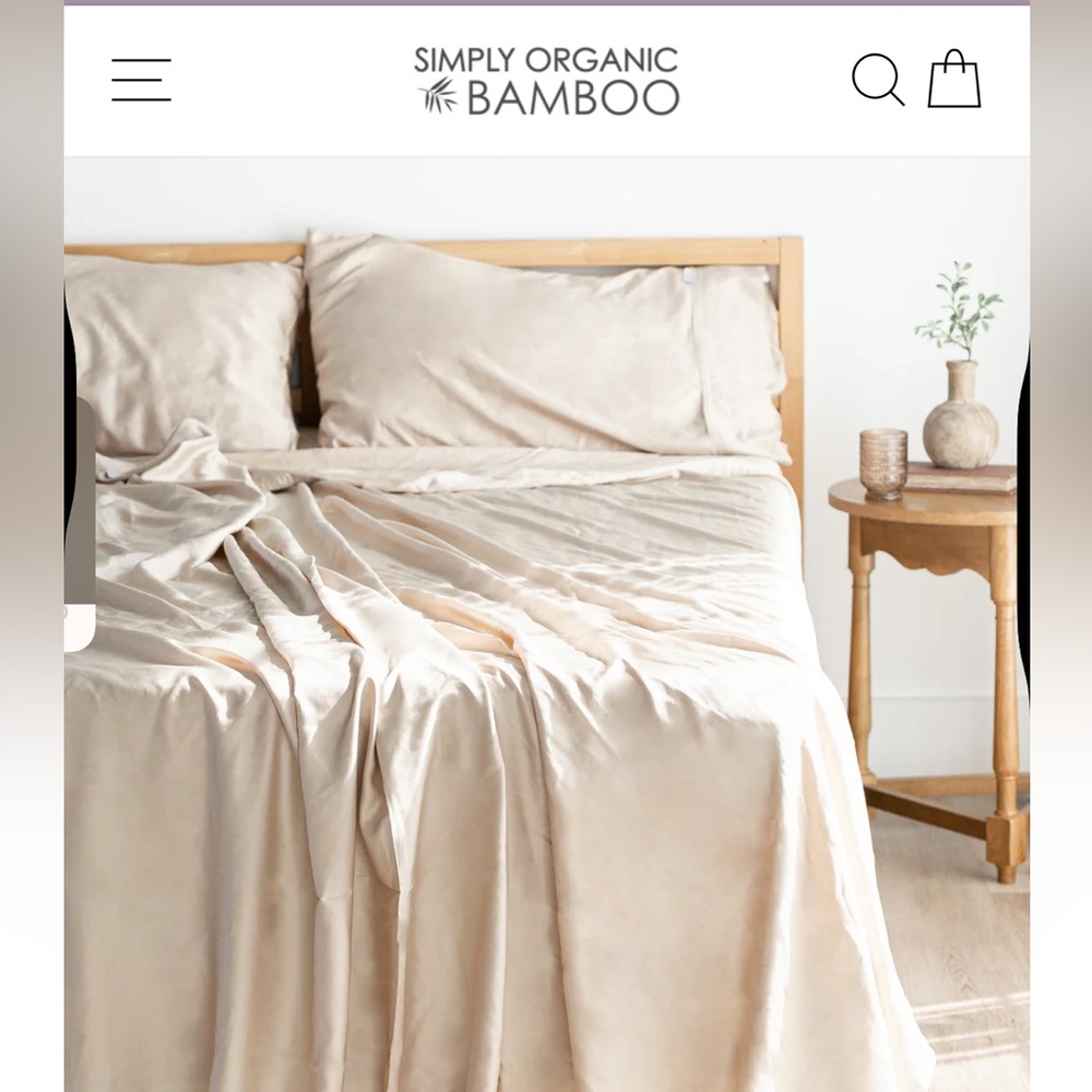 Simply Organic Bamboo King Flat Sheet